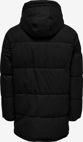 Only & Sons Winter Jacket 'MATHEO' in Black