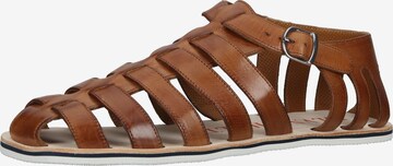 MELVIN & HAMILTON Sandals in Brown: front