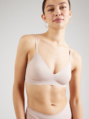 Triangle Soutien-gorge Tommy Hilfiger Underwear en beige : devant