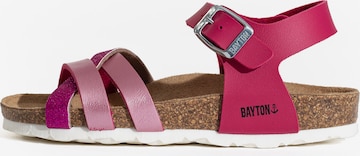 Bayton Sandal 'Hestia' in Pink: front