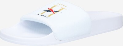 Saboți Reebok Classic pe navy / galben auriu / roșu deschis / alb, Vizualizare produs
