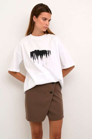 KAREN BY SIMONSEN Shirt 'Olena' in Wit: voorkant