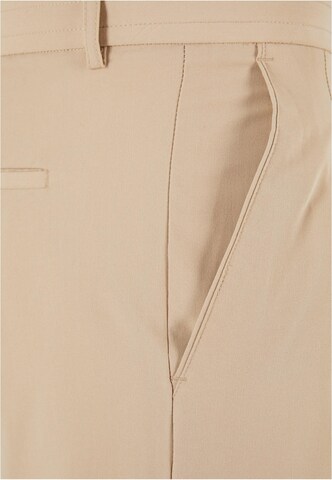 Urban Classics Loose fit Pleat-Front Pants in Beige