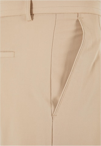 Urban Classics Loose fit Pleat-Front Pants in Beige
