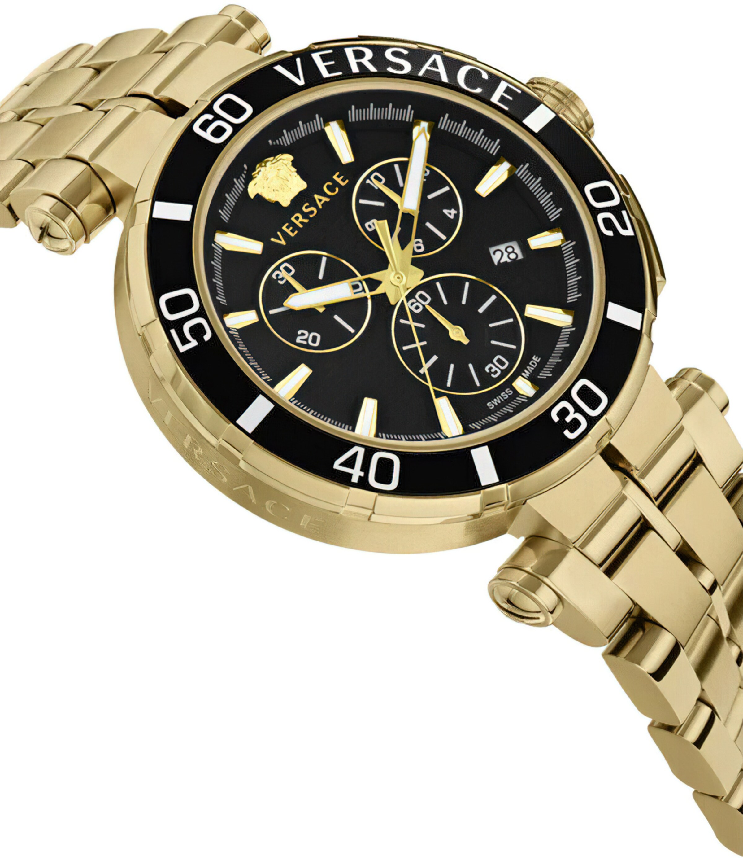 VERSACE Uhr 'Greca Chrono' in Gold
