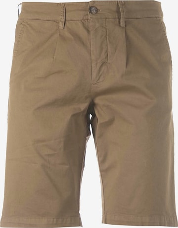 BOMBOOGIE Chino Pants in Brown: front