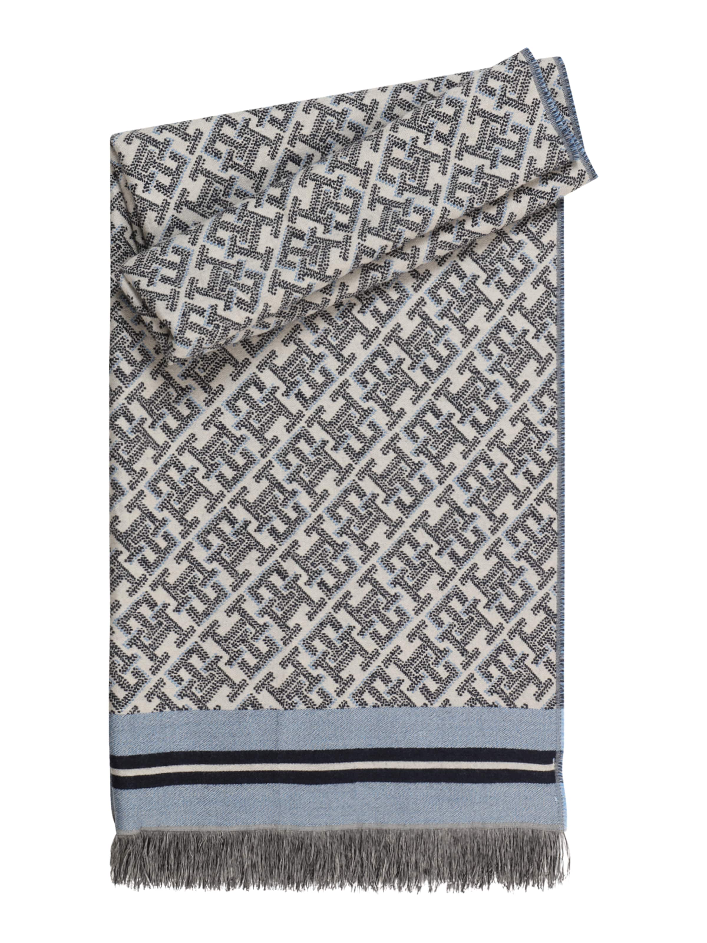 TOMMY HILFIGER Schal in Blau: Vorderseite