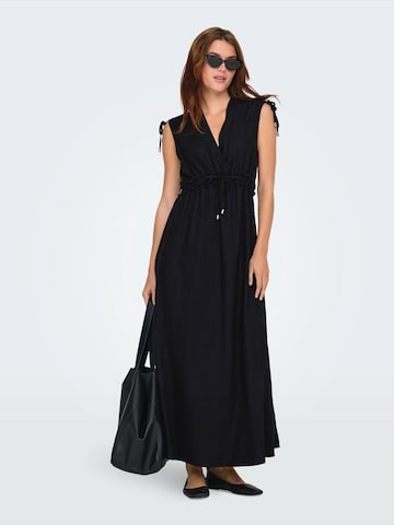 Robe 'ONLGOA' ONLY en noir : devant