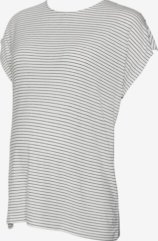 MAMALICIOUS T-shirt 'Alison' i vit: framsida