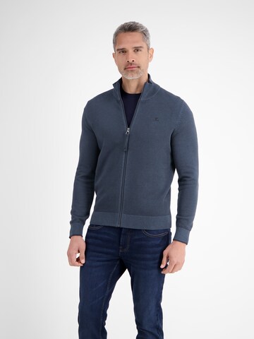 LERROS Gebreid vest in Blauw: voorkant