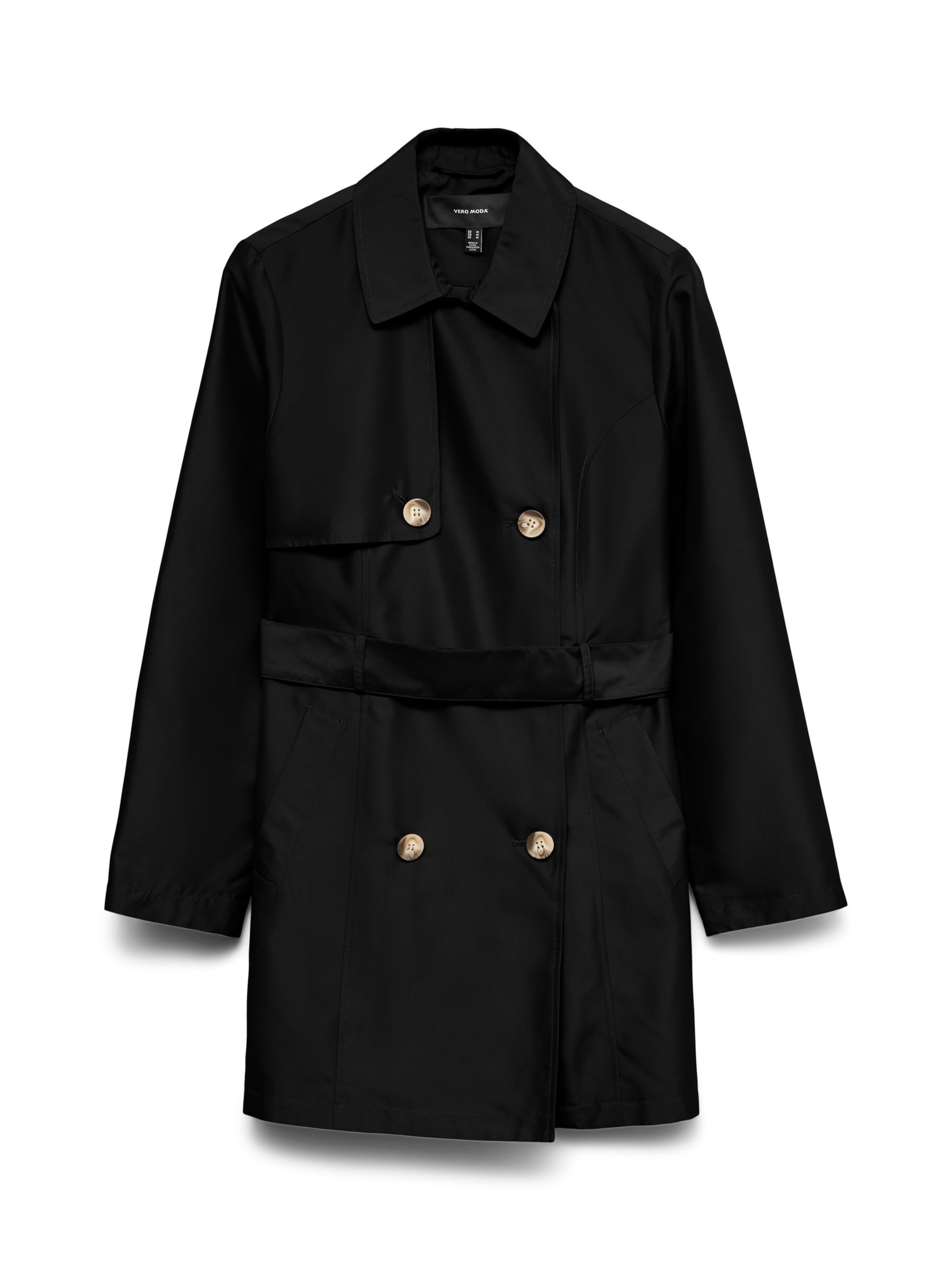 VERO MODA Tussenmantel 'VMGella' in de kleur Zwart, Productweergave