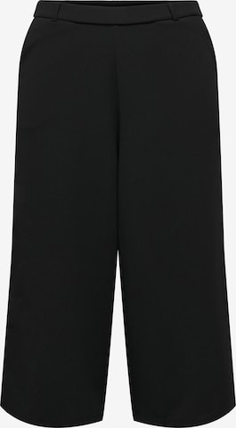 juoda ONLY Plačios klešnės Kelnės 'ONLSANIA': priekis