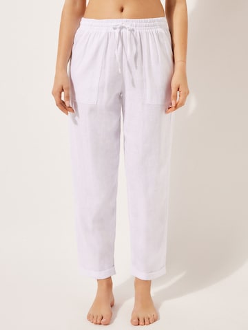 CALZEDONIA Regular Pants in White: front