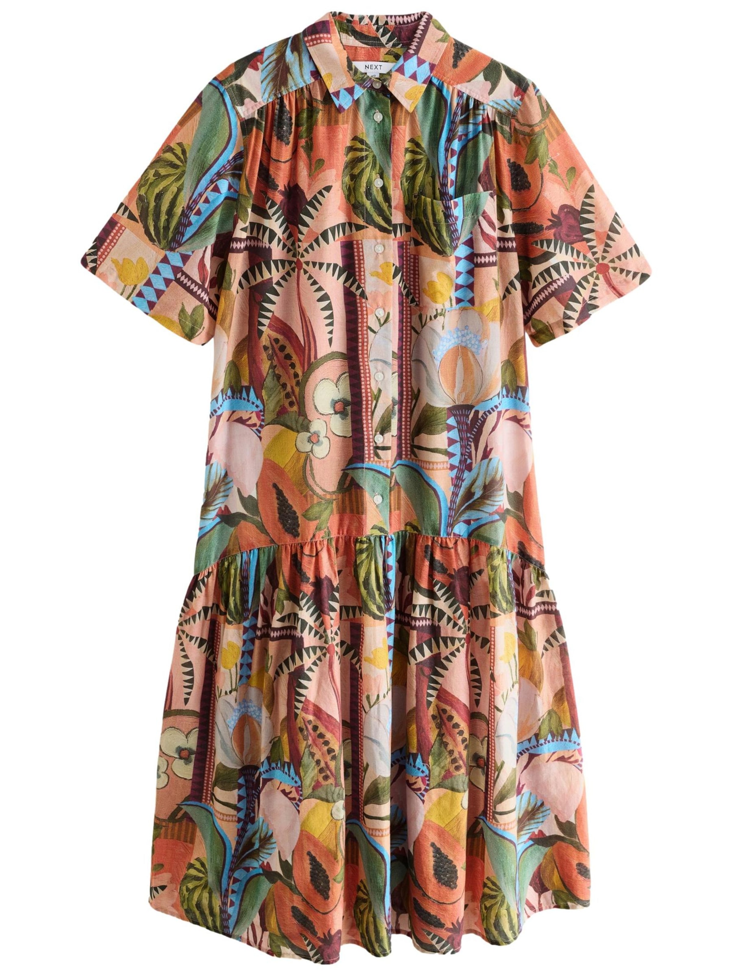 Next Платье в Оранжевый: спереди