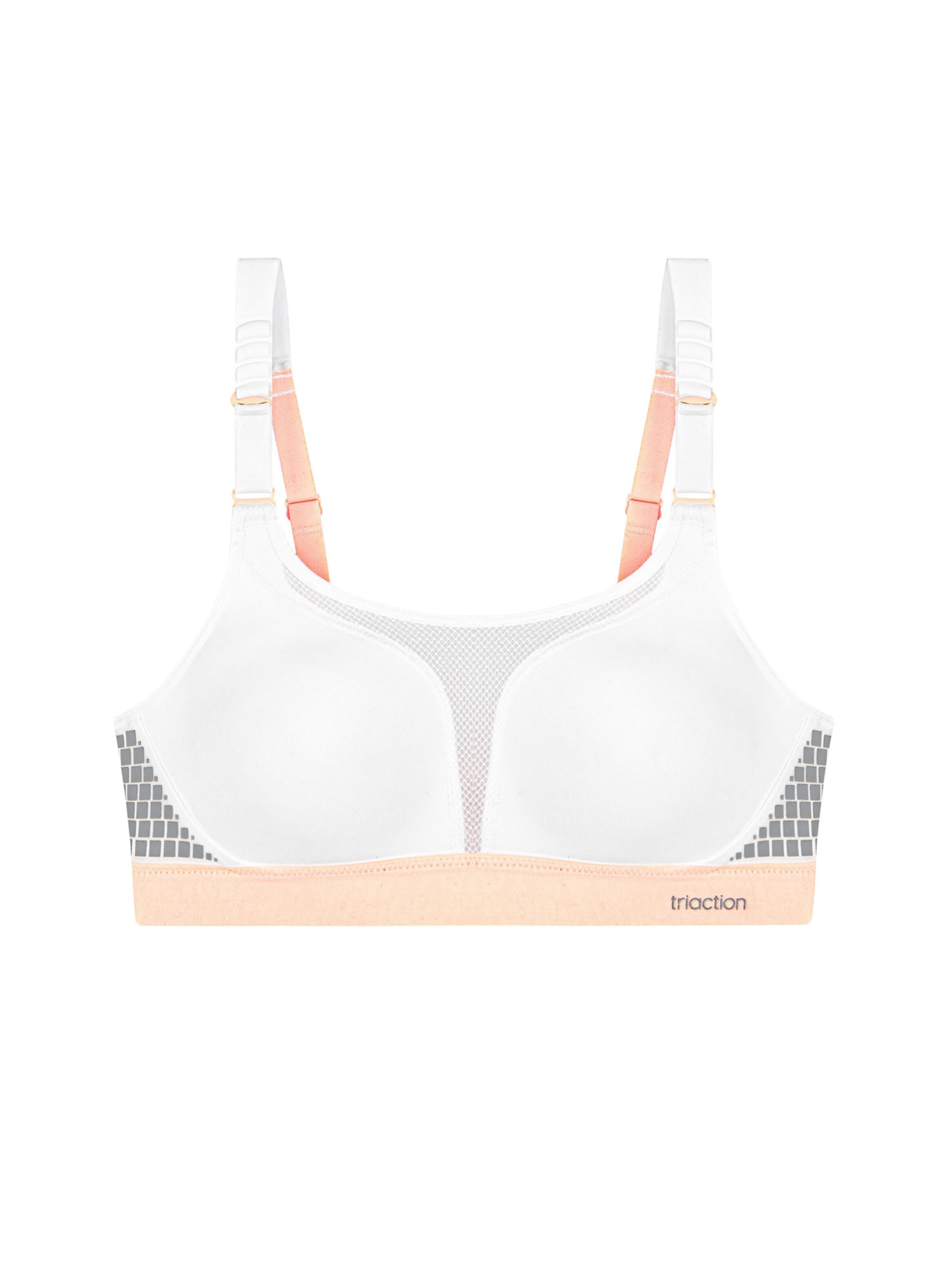 Triumph Triaction Bralette Sports bra ' Triaction Extreme Lite ' in White: front