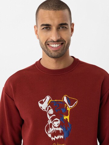 Williot - Sudadera 'HUGO' en rojo