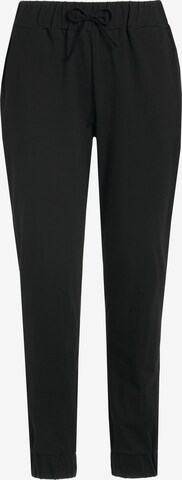 Ulla Popken Regular Pants in Black: front