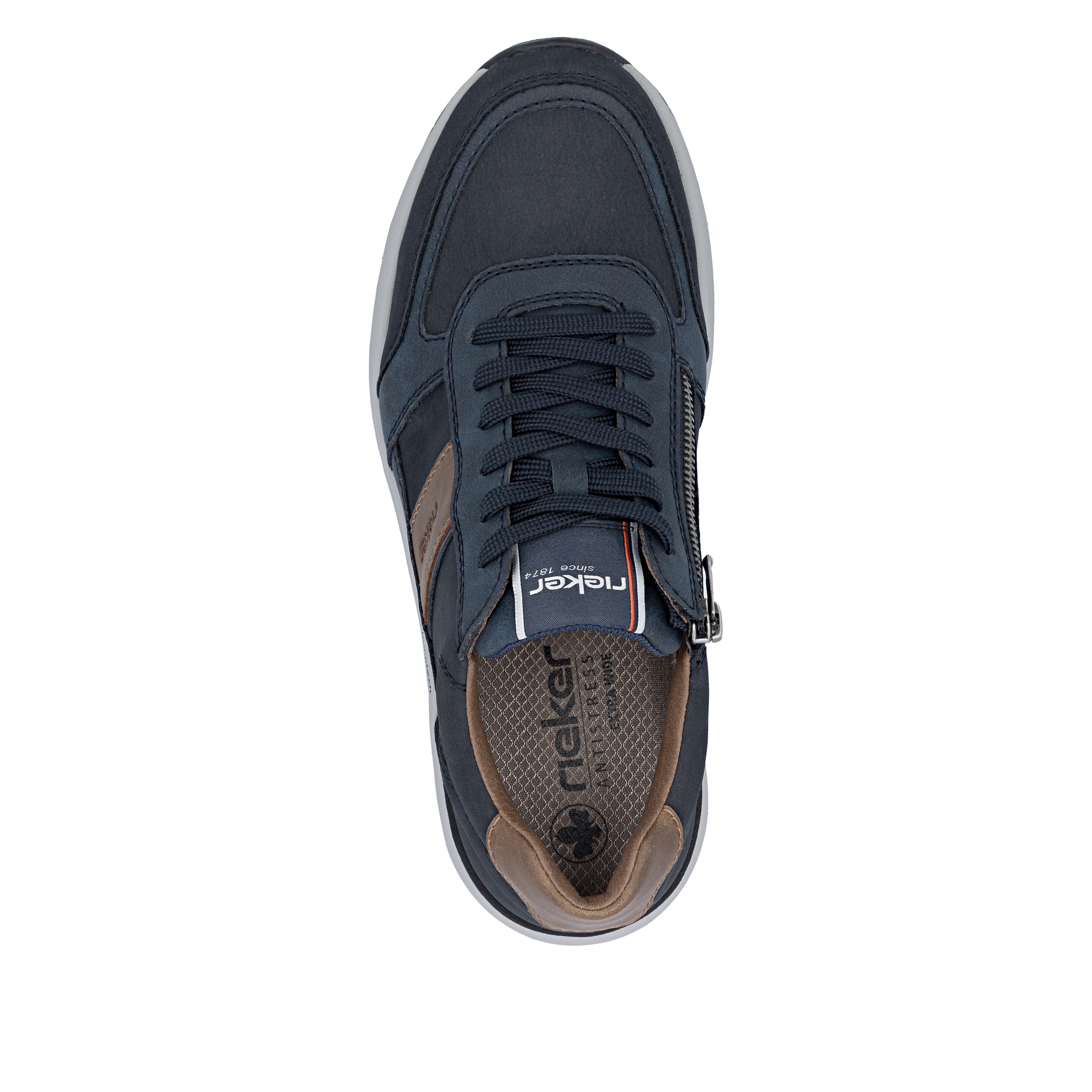 Chaussure à lacets Rieker en bleu