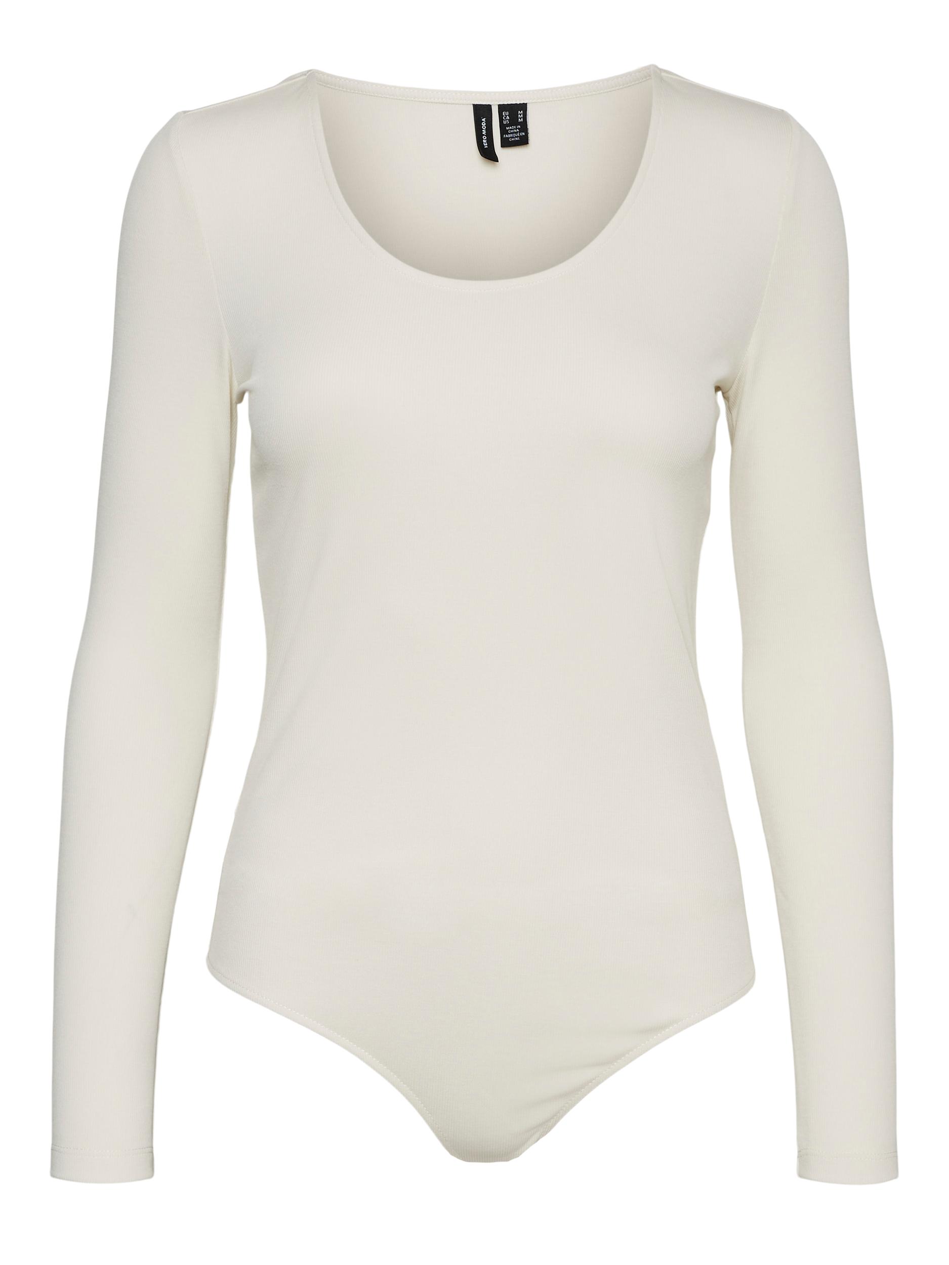 Abbigliamento Maglie e top VERO MODA Body a maglietta Eden in Grigio Chiaro Abbigliamento Maglie e top VERO MODA Body a maglietta Eden in Grigio Chiaro