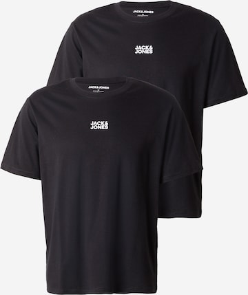 JACK & JONES Póló 'JWHCLASSIC' - fekete: elől
