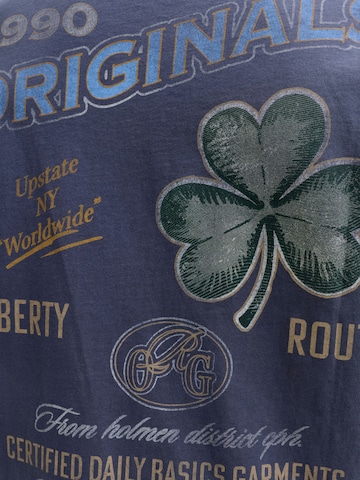 JACK & JONES T-Shirt 'JORUpstate' in Blau