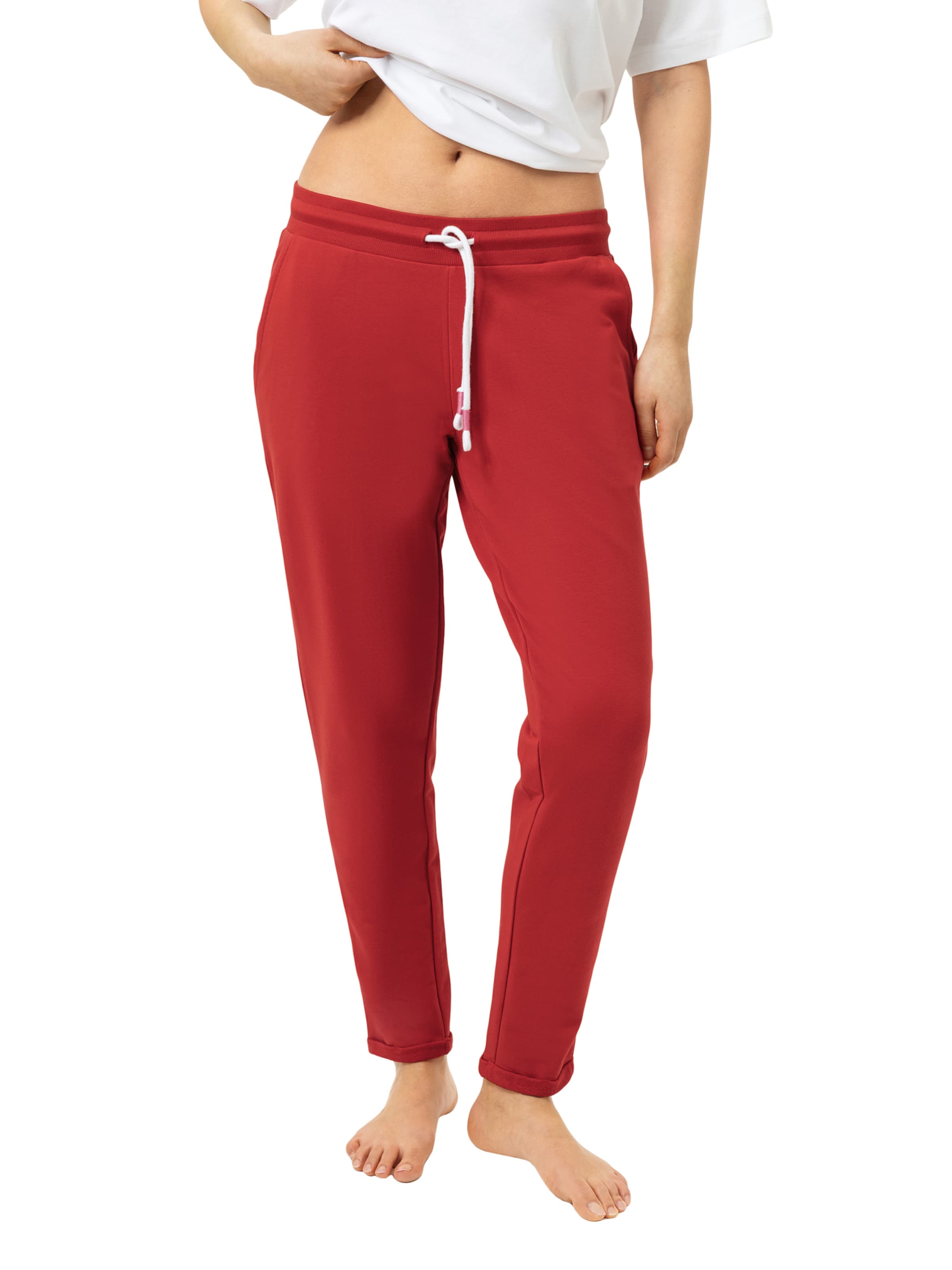 Mey Pyjamabroek in Rood: voorkant