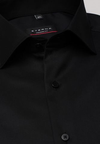 ETERNA Regular fit Business Shirt in Black