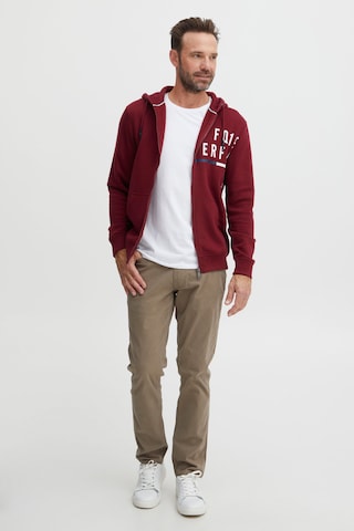 FQ1924 Zip-Up Hoodie in Red