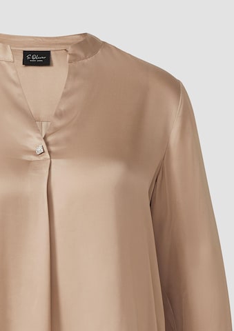 s.Oliver Blouse in Bruin