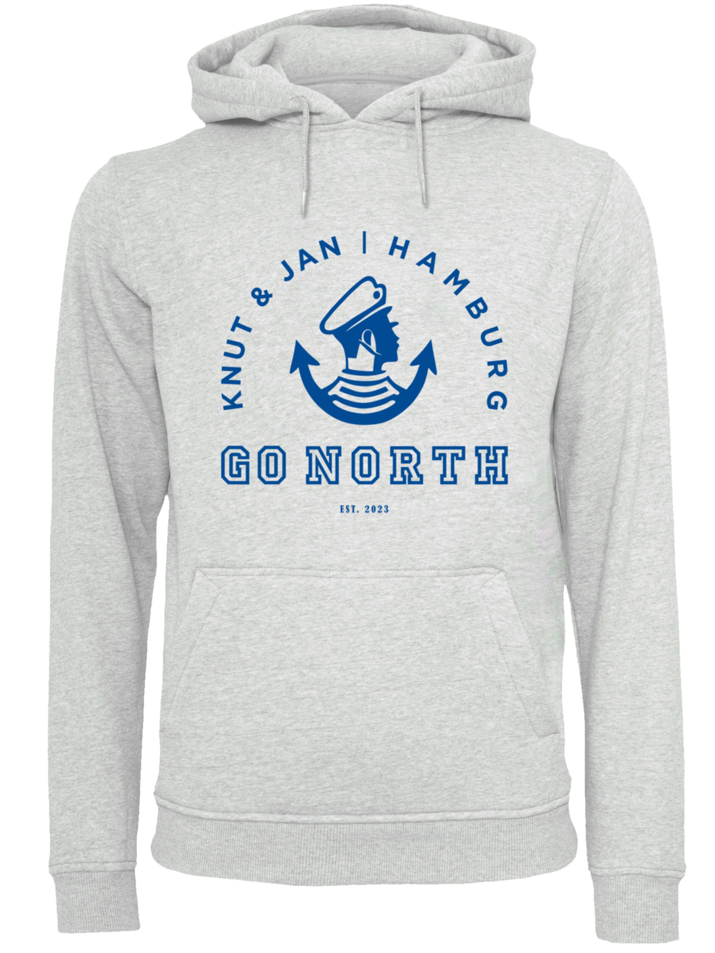 F4NT4STIC Sweatshirt in Grau: Vorderseite