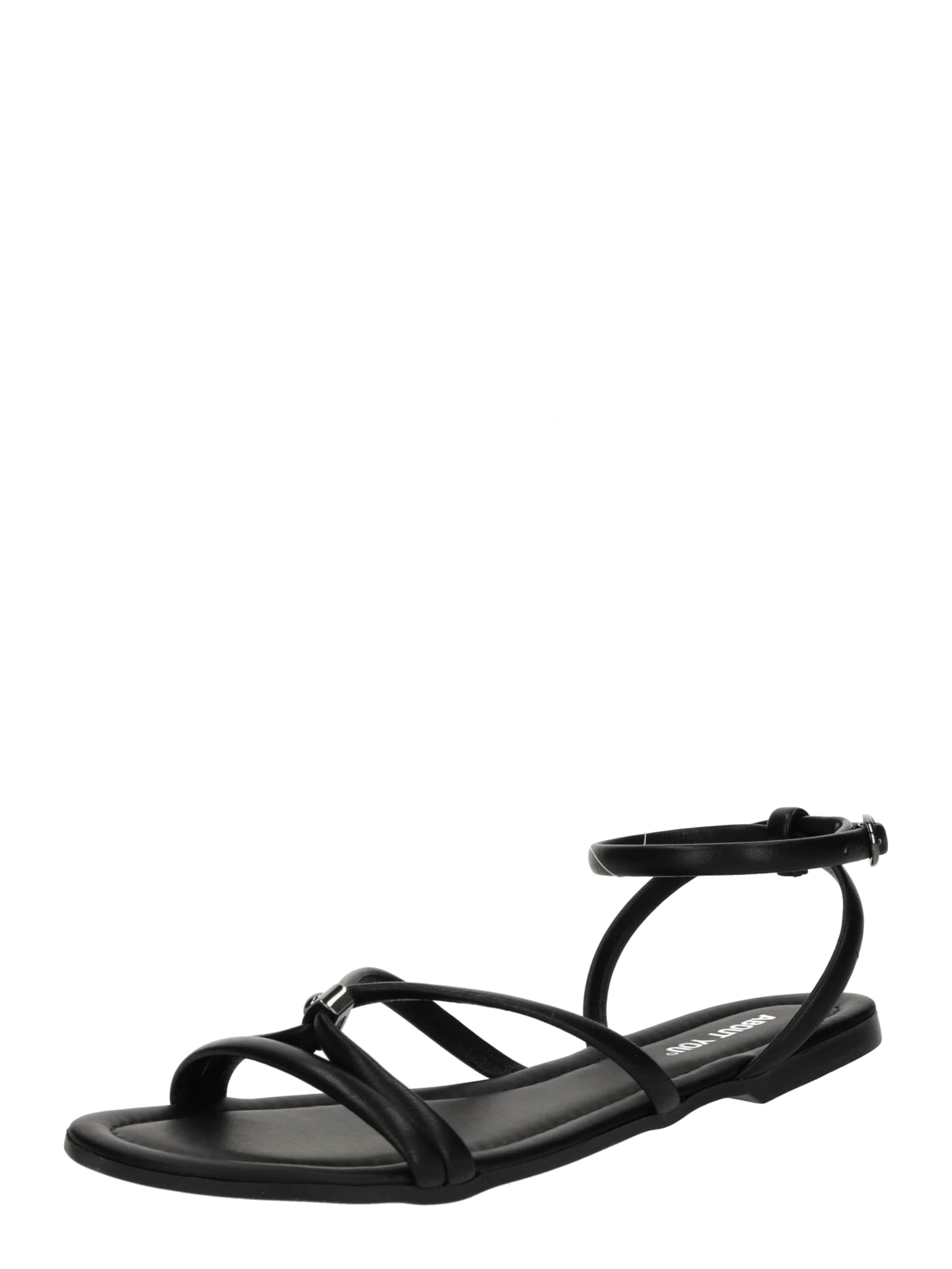 ABOUT YOU Strap Sandals &#x27;Martha&#x27; in Black: front