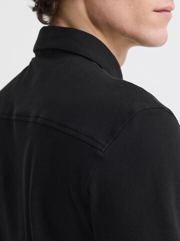Casual Friday - Ajuste estrecho Camisa ' CFFolke ' en negro