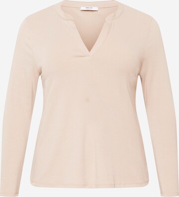 ABOUT YOU Curvy Shirt 'Felice' in Beige: front