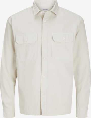 Chemise 'JJETravis' JACK & JONES en blanc : devant
