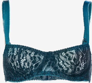 Aurore Lingerie Balconette Bügel-BH 'Agnes' in Grün: predná strana