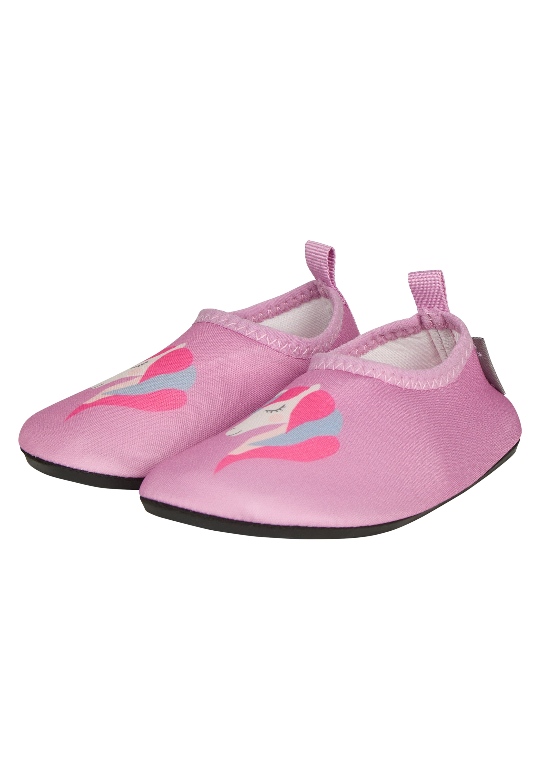 STERNTALER Beach & Pool Shoes 'Einhorn' in Pink: front