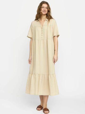 Soft Rebels Jurk 'Chloe' in Beige