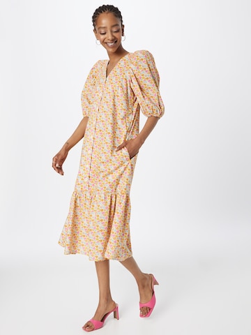 NÜMPH Shirt Dress 'CARLYLE' in Yellow: front