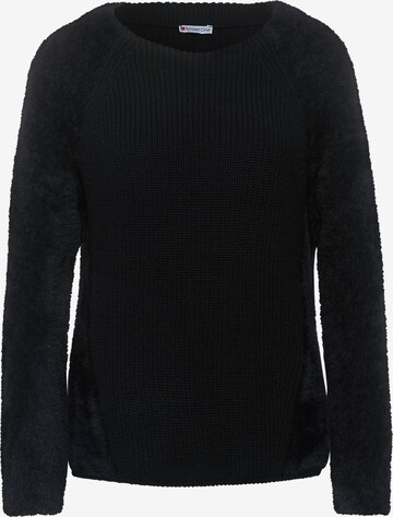 STREET ONE Pullover in Schwarz