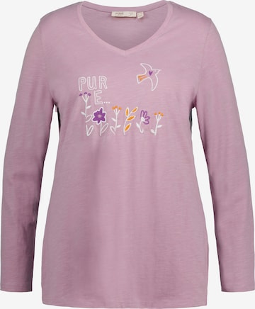 Ulla Popken Shirt (GOTS) in Pink: predná strana