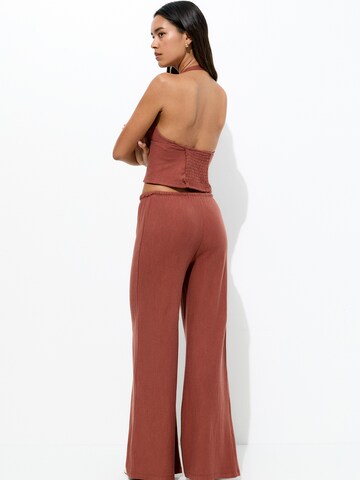 Pull&Bear Loosefit Hose in Braun