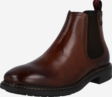 base London Chelsea boots 'SEYMOUR' i brun: framsida