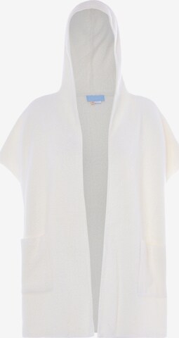 Poomi Knit Cardigan in White: front