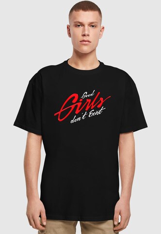 T-Shirt 'Good Girls' Mister Tee en noir : devant