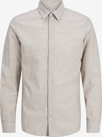 Camicia 'JJEBreeze' di Jack & Jones Plus in beige: frontale