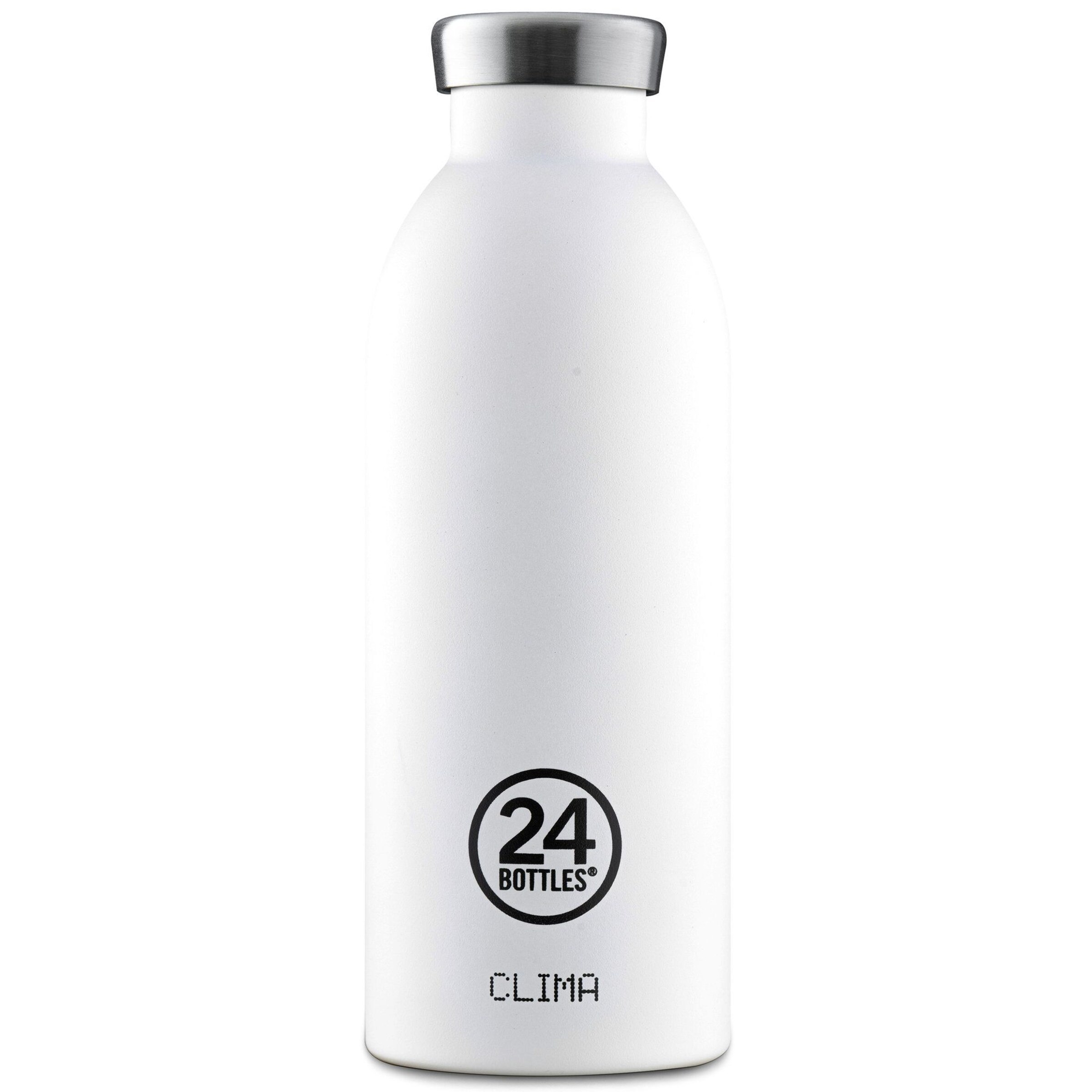 Gourdes 'Clima 500 ml' 24Bottles en blanc : devant