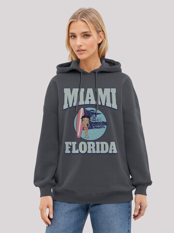 Sweat-shirt 'Betty Boop ' F4NT4STIC en noir : devant