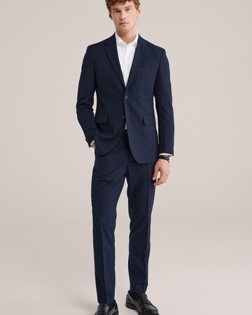 Slimfit Pantaloni con piega frontale di WE Fashion in blu