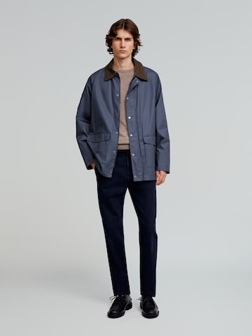 Scalpers Tussenjas 'Sulis' in Blauw: voorkant