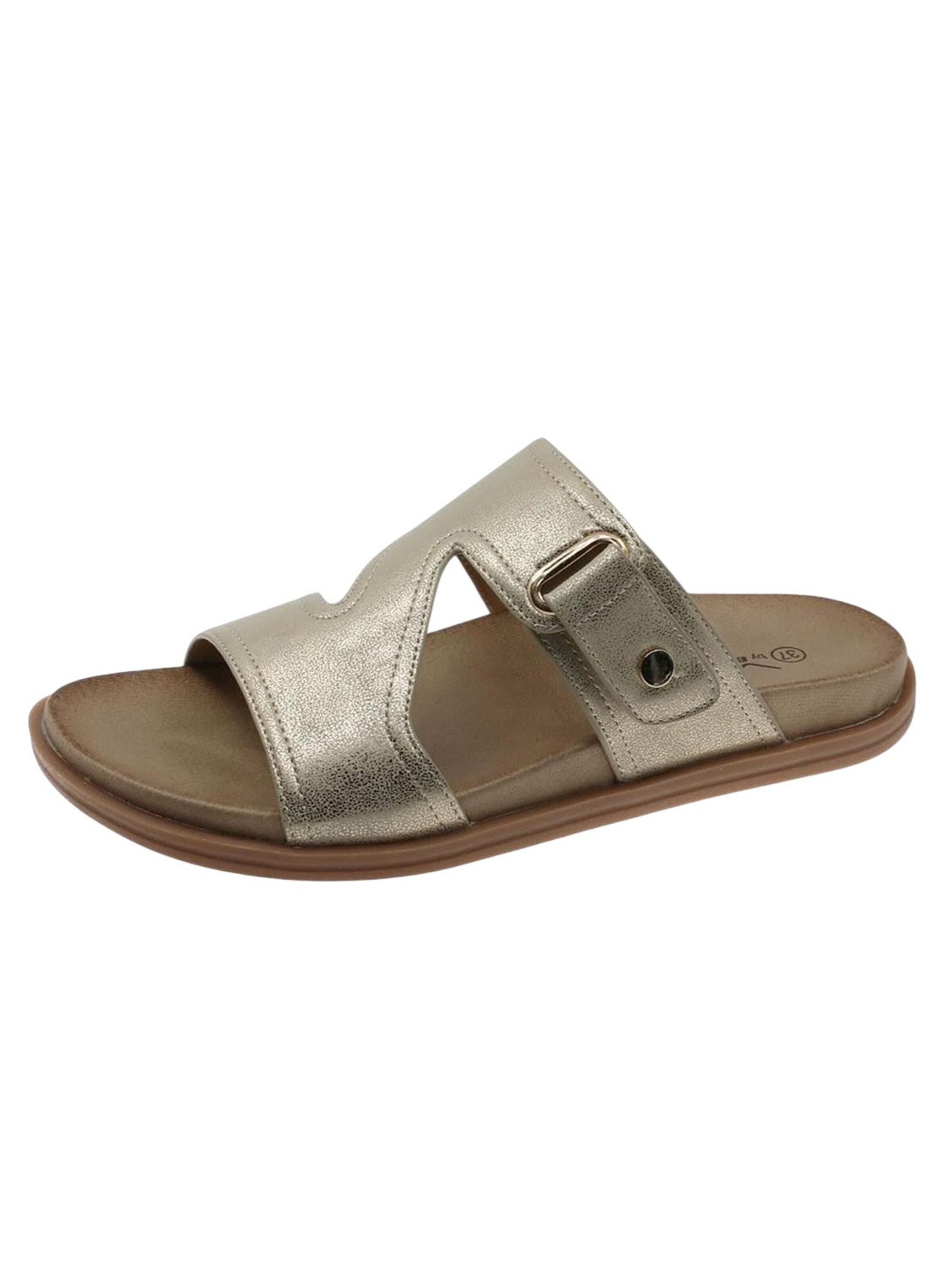 Beppi - Zapatillas de casa 'Casual Slipper' en oro: frente